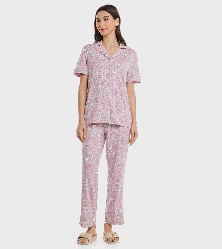 Floral Print Pyjama Set