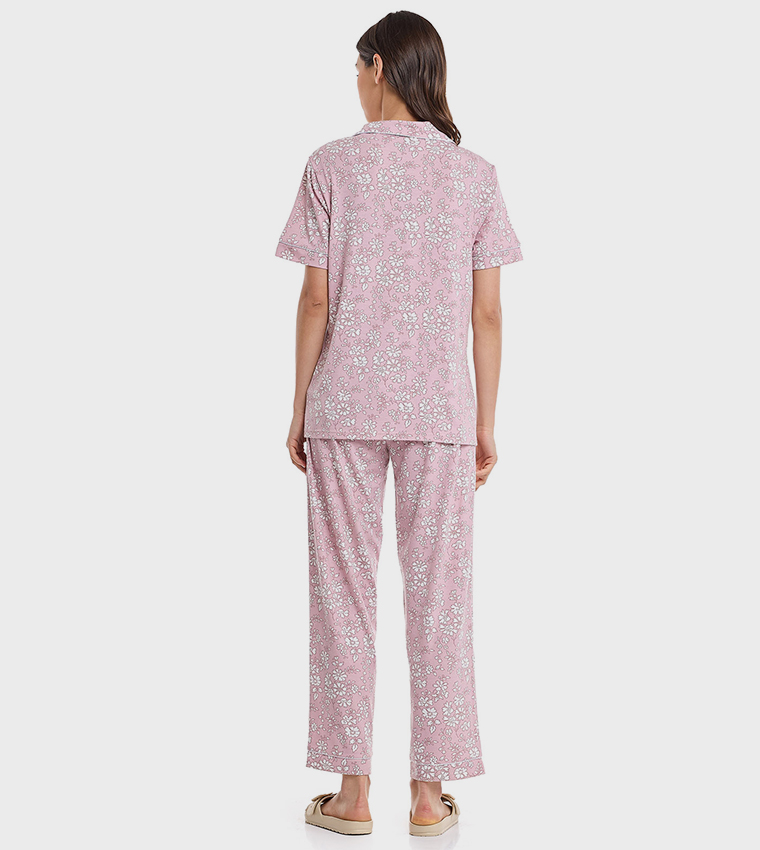Floral Print Pyjama Set