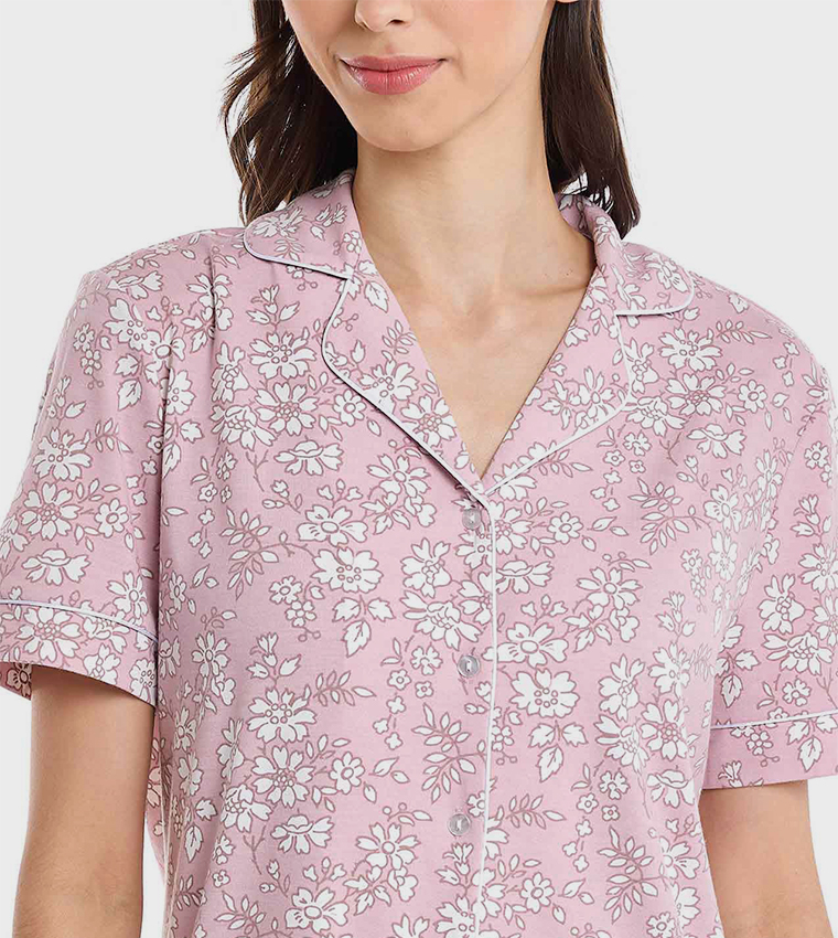 Floral Print Pyjama Set