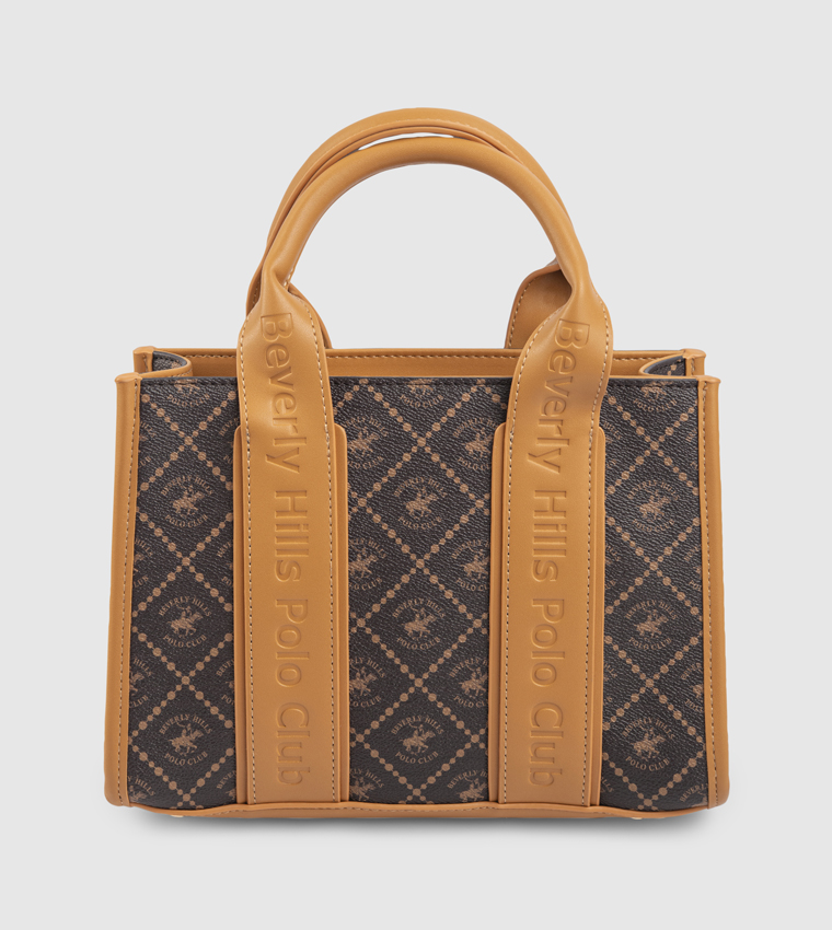 Logo Patterned Tote Bag