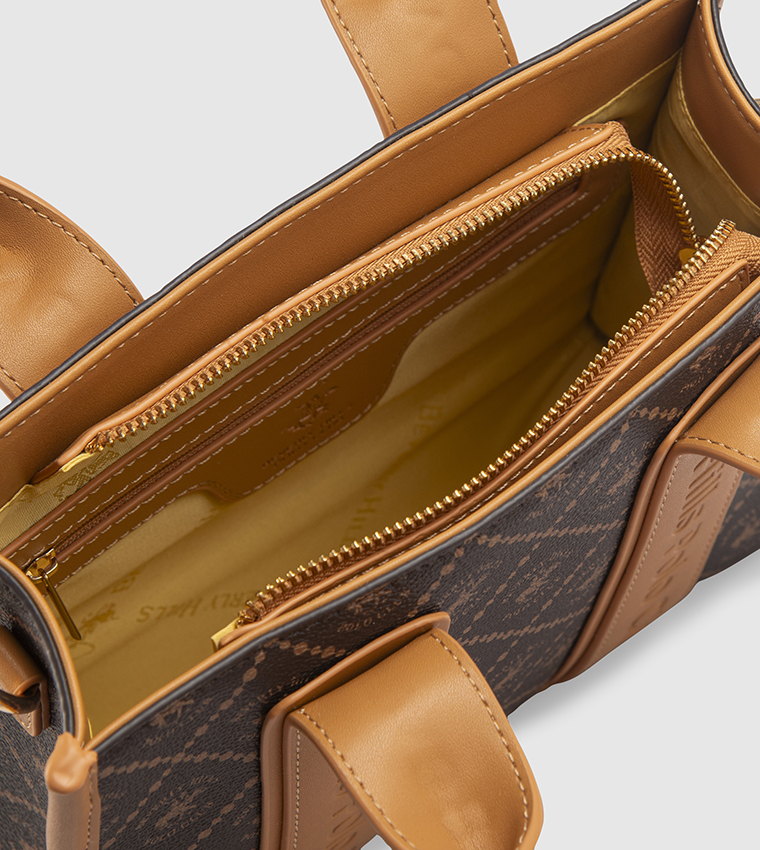 Logo Patterned Tote Bag
