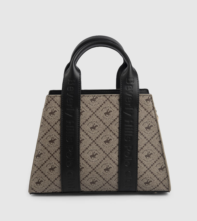 Logo Detail Satchel Bag