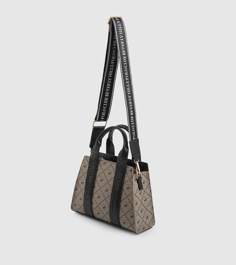 Logo Detail Satchel Bag