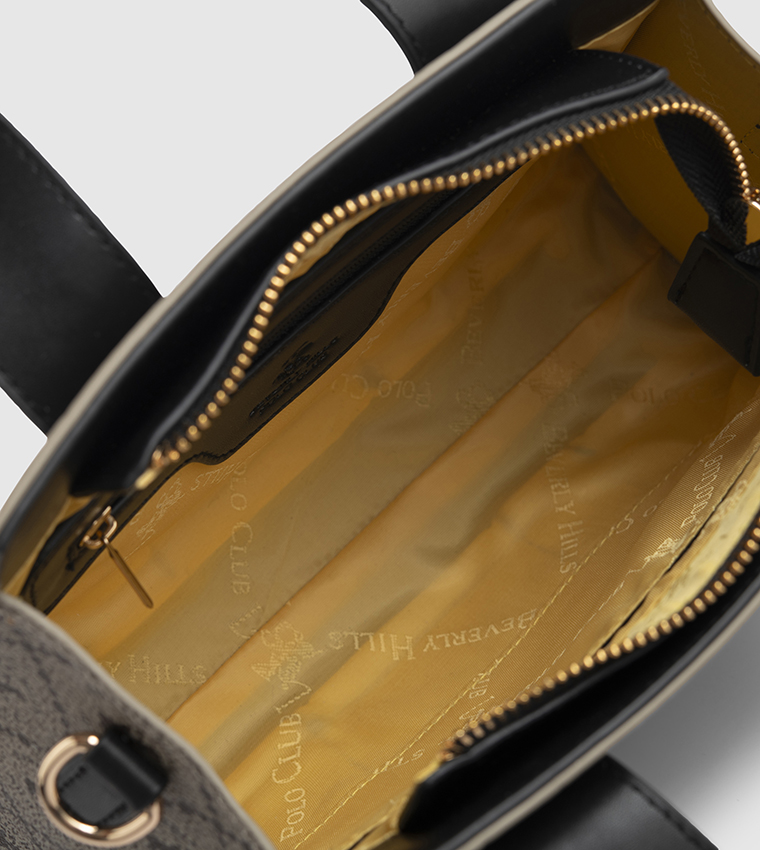 Logo Detail Satchel Bag