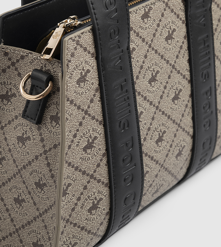 Logo Detail Satchel Bag