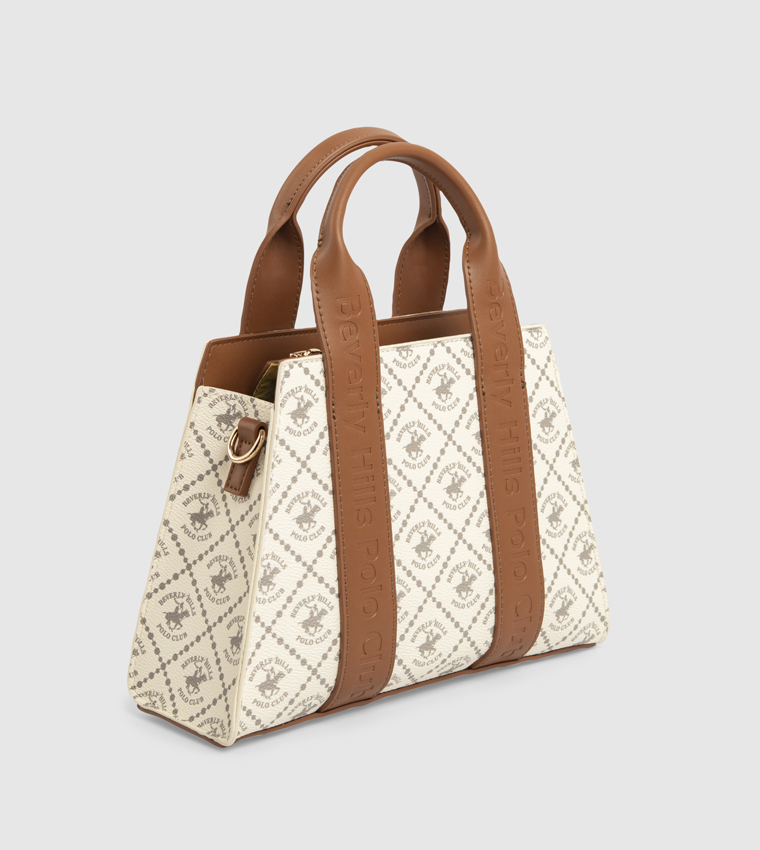 Logo Detail Satchel Bag