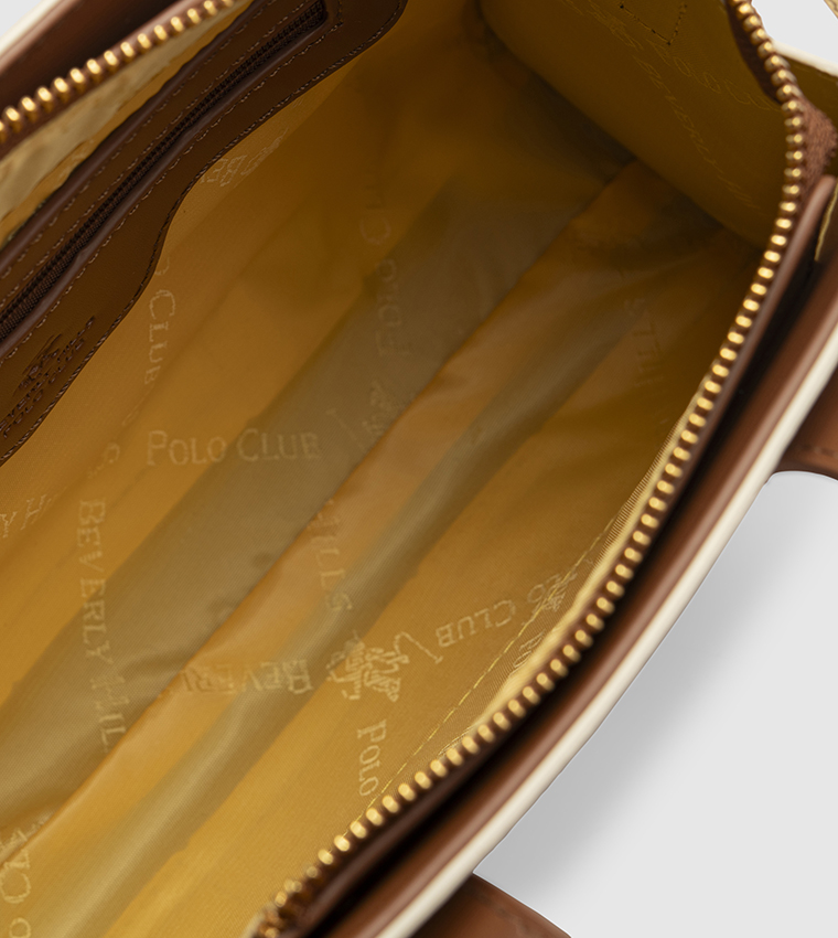 Logo Detail Satchel Bag