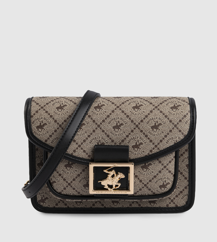 Logo Printed Crossbody Bag
