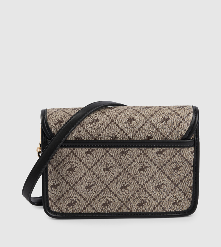 Logo Printed Crossbody Bag