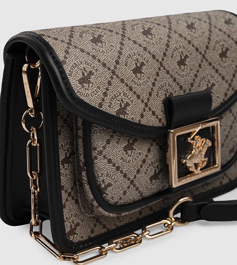 Logo Printed Crossbody Bag