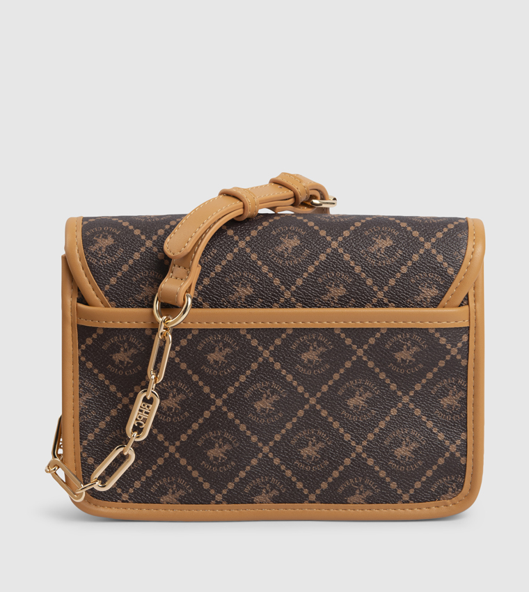 Logo Printed Crossbody Bag