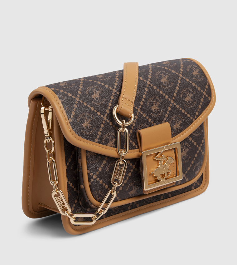 Logo Printed Crossbody Bag