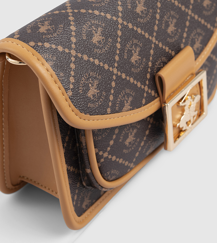 Logo Printed Crossbody Bag