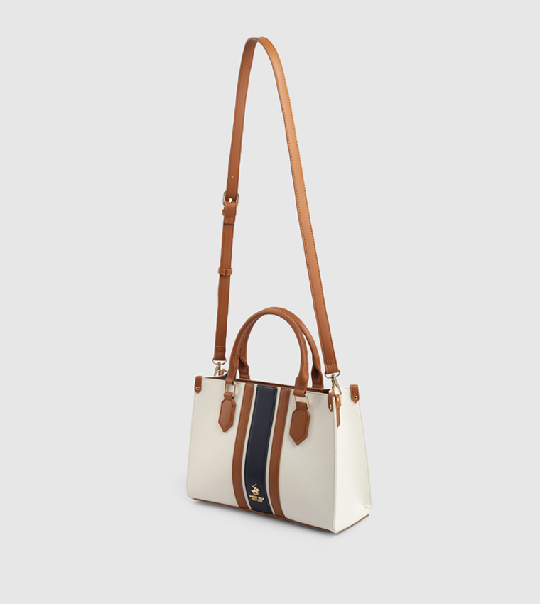 Color block Satchel Bag