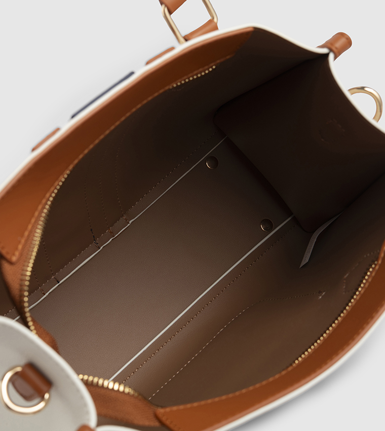 Color block Satchel Bag