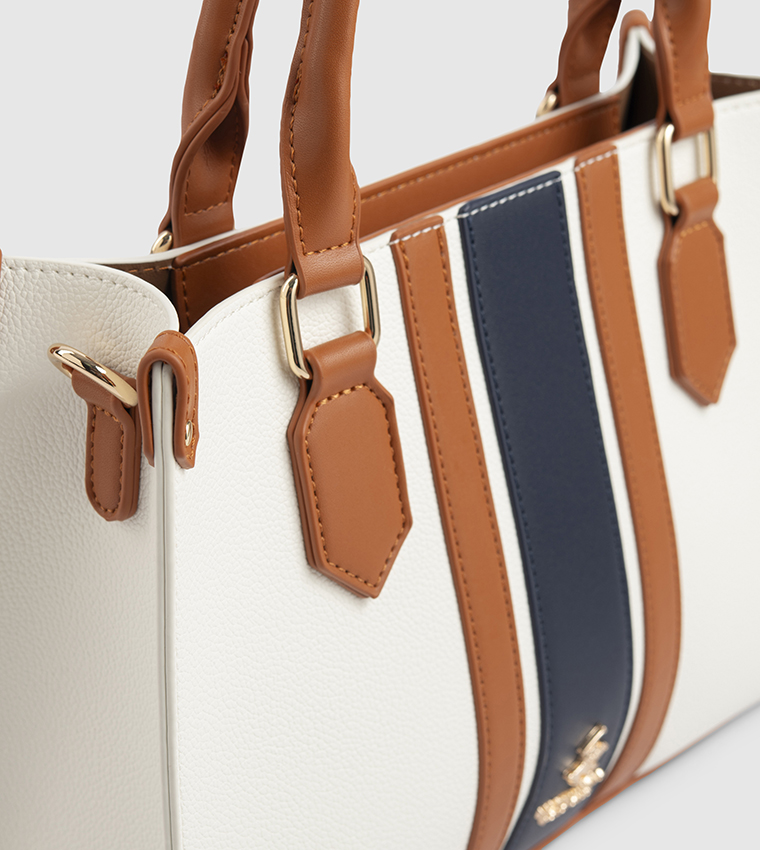 Color block Satchel Bag