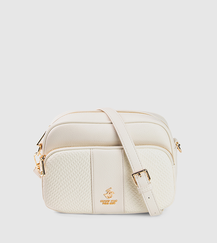 Textured Zippered Camera Bag