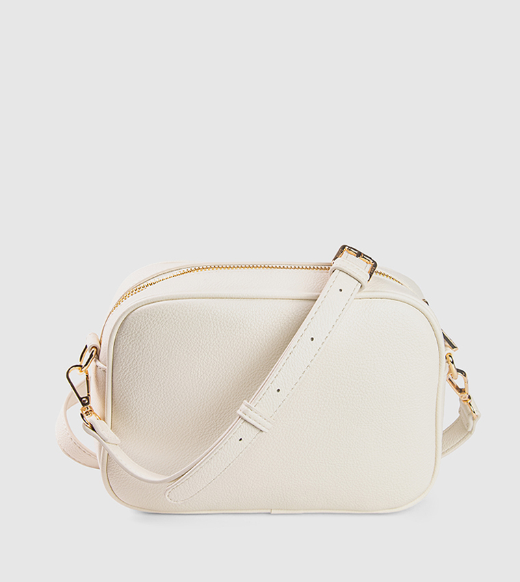 Textured Zippered Camera Bag