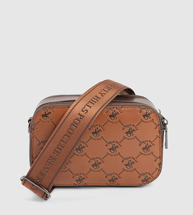 Debossed Zip-Closure Camera Bag
