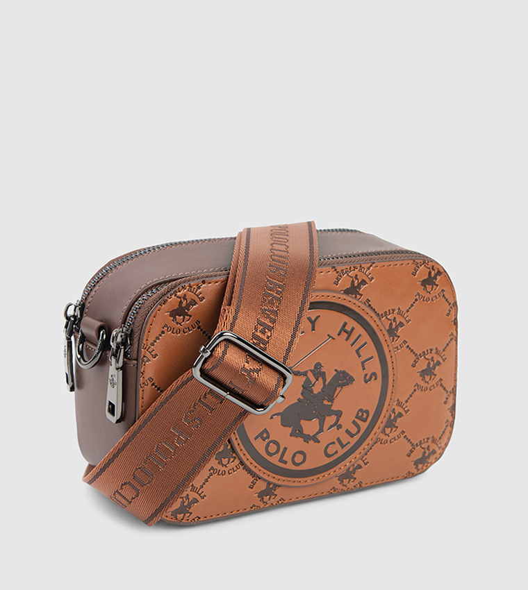 Debossed Zip-Closure Camera Bag