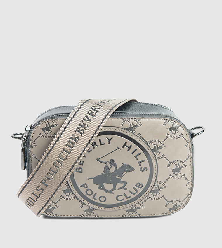 Debossed Zip-Closure Camera Bag