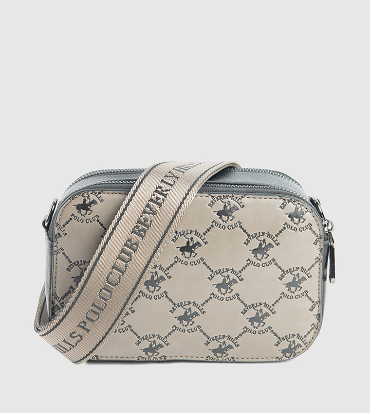 Debossed Zip-Closure Camera Bag