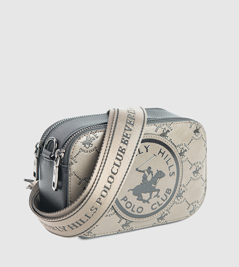 Debossed Zip-Closure Camera Bag