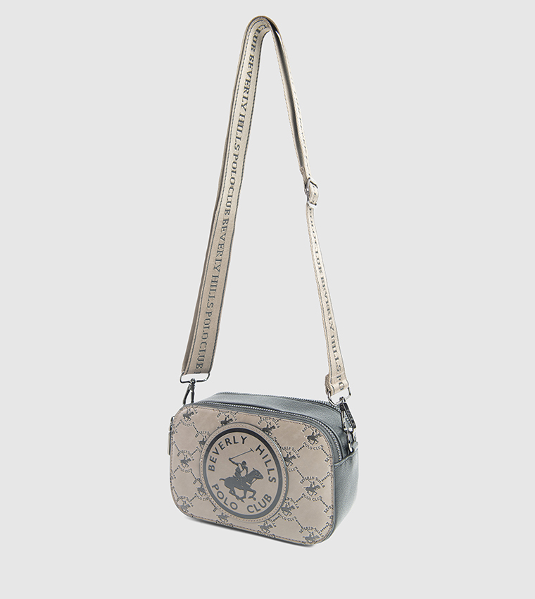 Debossed Zip-Closure Camera Bag