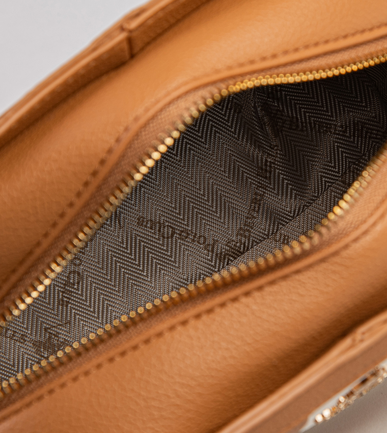 Basket Weave Satchel Bag