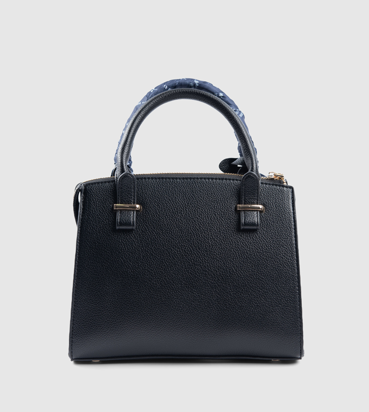 Scarf Detail Satchel Bag