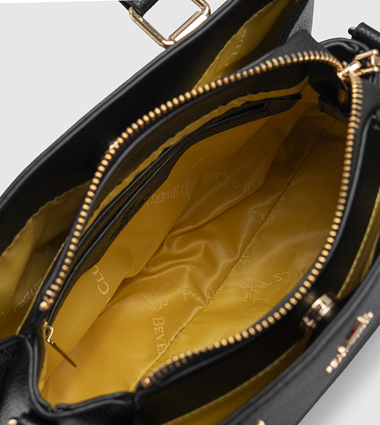 Textured  Satchel Bag