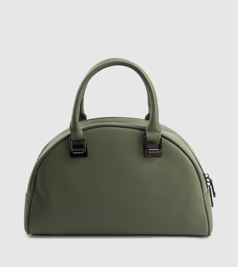 Logo Detail Satchel Bag