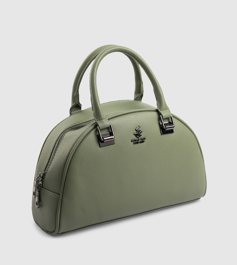 Logo Detail Satchel Bag