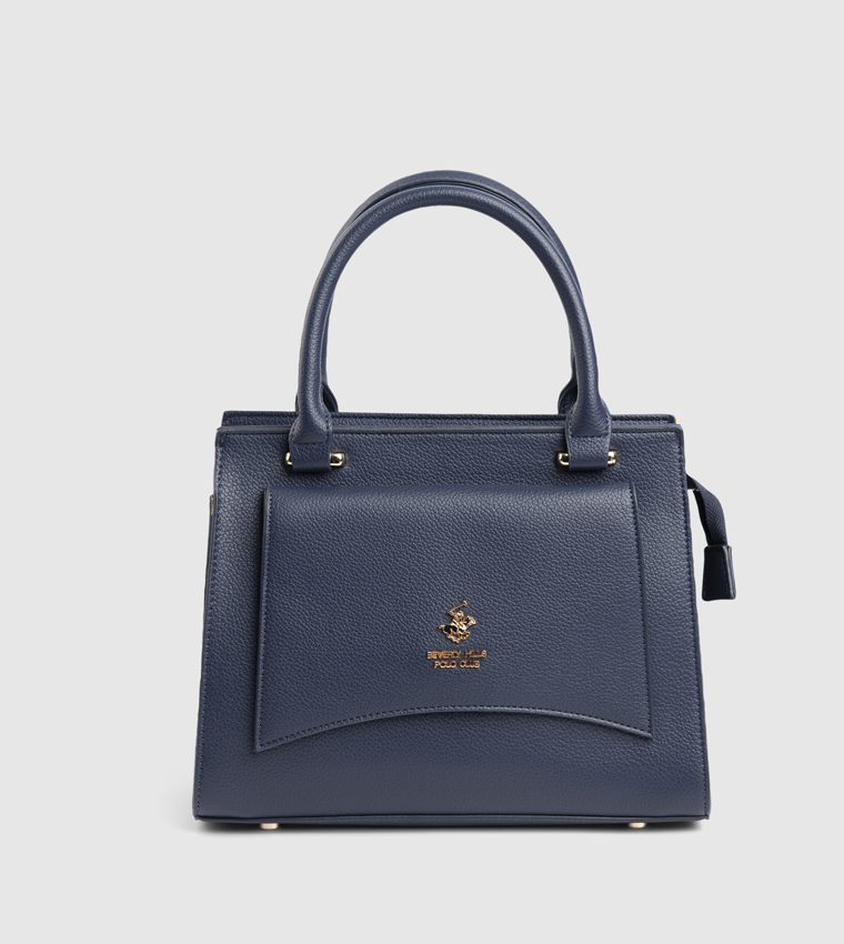 Logo Detail Satchel Bag