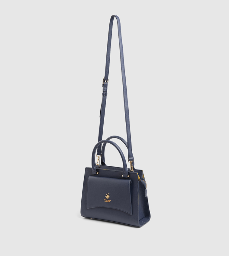 Logo Detail Satchel Bag