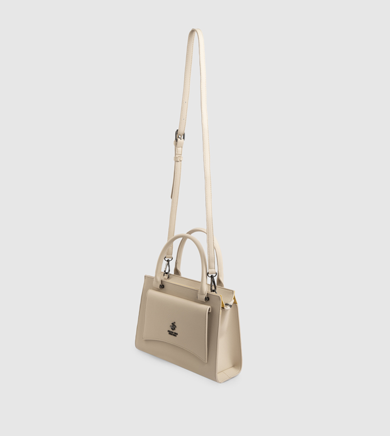 Logo Detail Satchel Bag