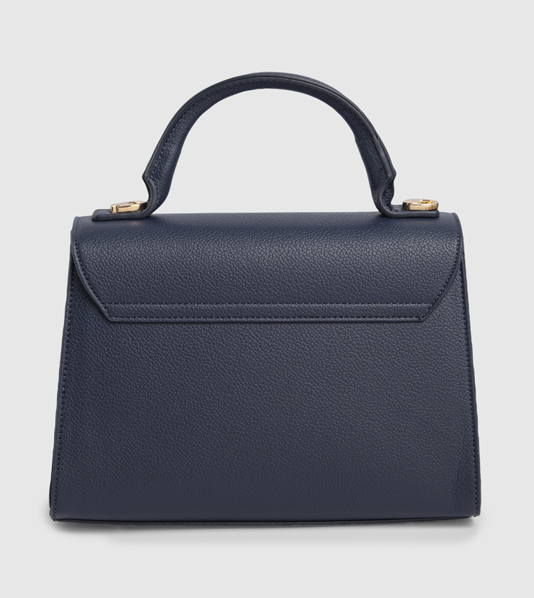 Logo Detail Top Handle Bag