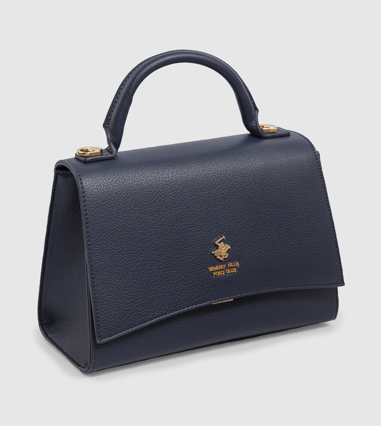 Logo Detail Top Handle Bag