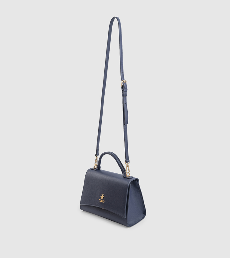 Logo Detail Top Handle Bag