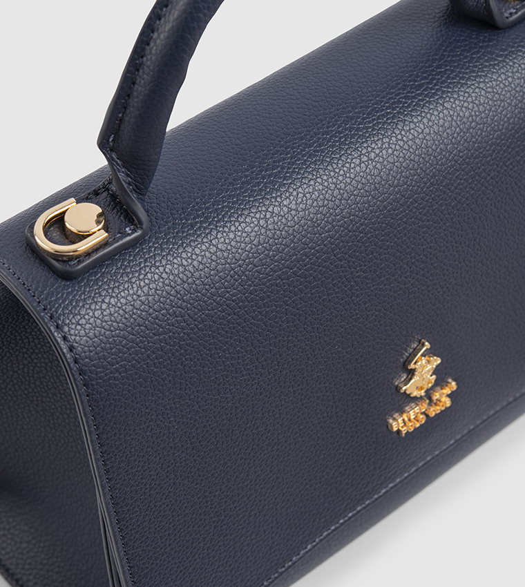 Logo Detail Top Handle Bag