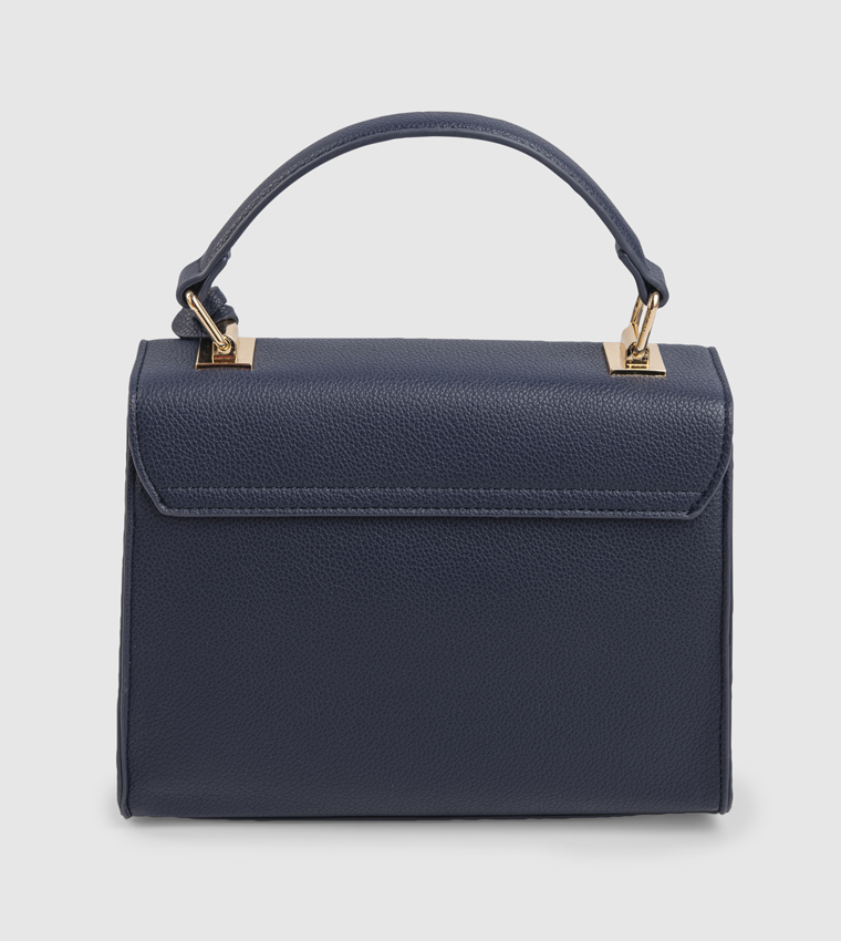 Logo Detail Top Handle Bag