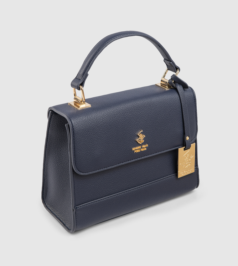 Logo Detail Top Handle Bag