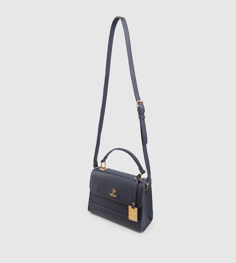 Logo Detail Top Handle Bag