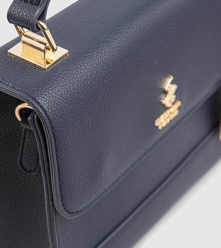 Logo Detail Top Handle Bag