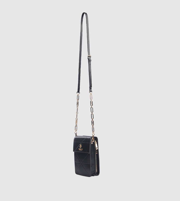 Logo Detail Crossbody Phone Bag