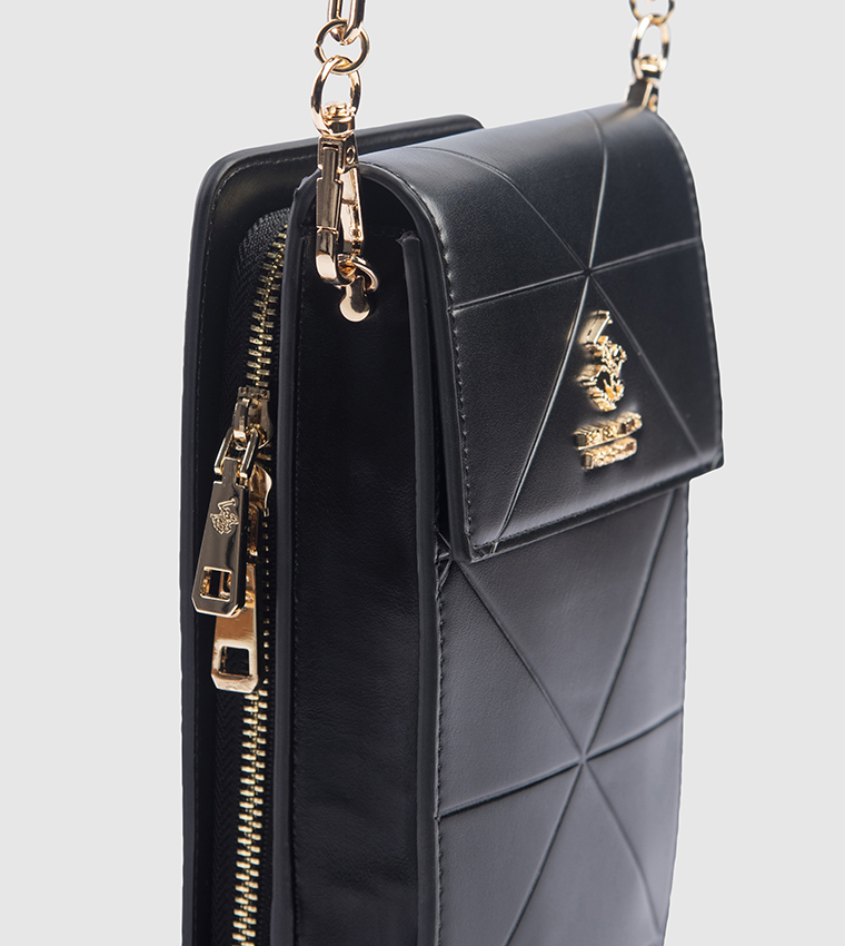 Logo Detail Crossbody Phone Bag