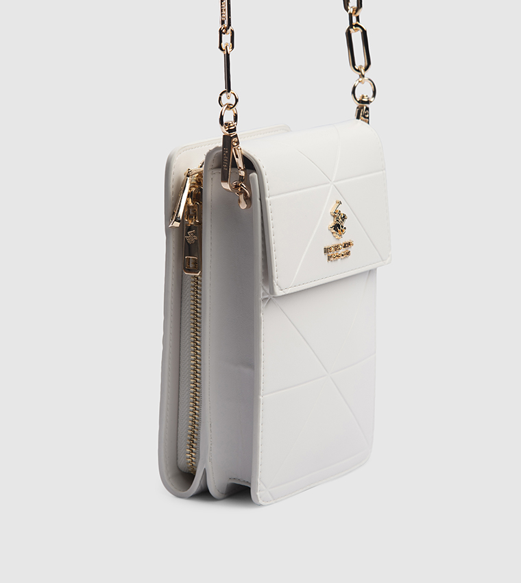 Logo Detail Crossbody Phone Bag