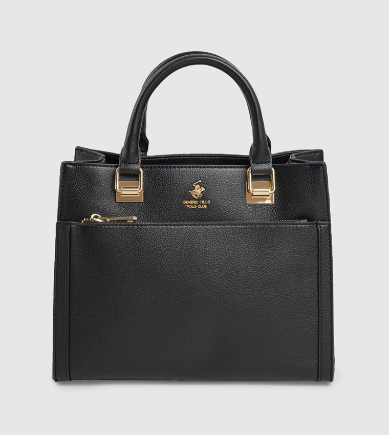 Textured  Satchel Bag