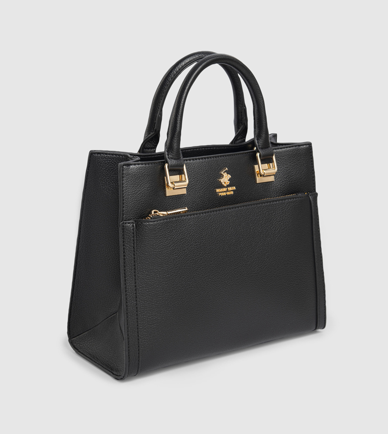 Textured  Satchel Bag