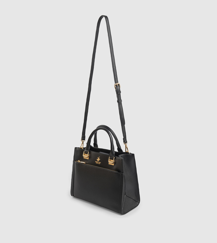 Textured  Satchel Bag